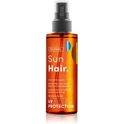 Olival Sun Modèle - Spray protecteur UV pour cheveux - Protection solaire capillaire - Publicité Olival Sun Modèle - Spray protecteur UV pour cheveux - Protection solaire capillaire - Publicité