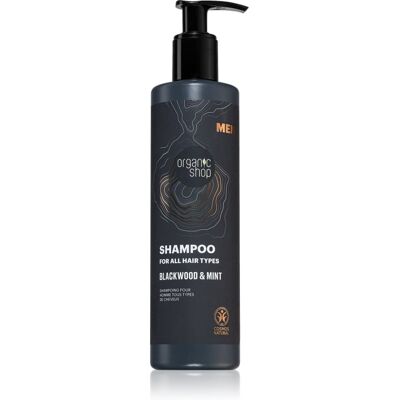 Organic Shop Men Blackwood & Mint Shampoo - Soin Capillaire - Publicité Organic Shop Men Blackwood & Mint Shampoo - Soin Capillaire - Publicité