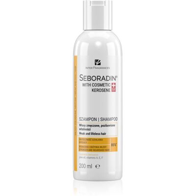 Seboradin With Cosmetic Kerosene shampoing pour des cheveux plus forts et plus brillants 200 ml - Publicité Seboradin With Cosmetic Kerosene shampoing pour des cheveux plus forts et plus brillants 200 ml - Publicité