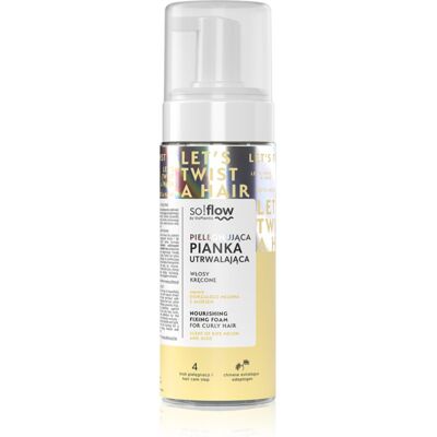 so!flow Curly Hair Nourishing Fixing Foam mousse pour cheveux bouclés 170 ml - Publicité so!flow Curly Hair Nourishing Fixing Foam mousse pour cheveux bouclés 170 ml - Publicité