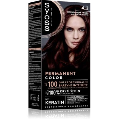Syoss - Coloration Permanente - Rouge Mahogany - Coloration capillaire - Publicité Syoss - Coloration Permanente - Rouge Mahogany - Coloration capillaire - Publicité