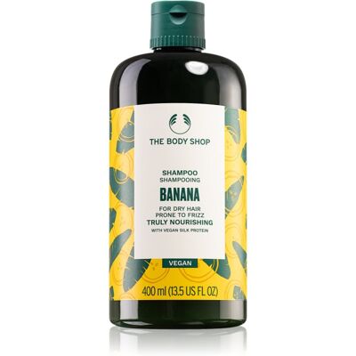 The Body Shop - Shampoo à la Banane - Nourrissant & Anti Frisottis - Publicité The Body Shop - Shampoo à la Banane - Nourrissant & Anti Frisottis - Publicité