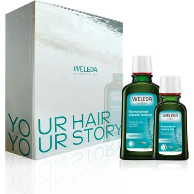 Weleda Rosemary Coffret cadeau pour stimuler la repousse des cheveux et renforcer les racines - Publicité Weleda Rosemary Coffret cadeau pour stimuler la repousse des cheveux et renforcer les racines - Publicité