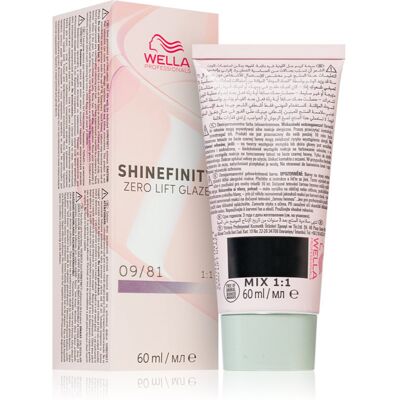 Wella Professionals Shinefinity Zero Lift Glaze - Opale Platine 60ml - Publicité Wella Professionals Shinefinity Zero Lift Glaze - Opale Platine 60ml - Publicité