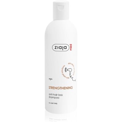Ziaja Med Strengthening Dermatological Formula shampoing anti-chute 300 ml - Publicité Ziaja Med Strengthening Dermatological Formula shampoing anti-chute 300 ml - Publicité