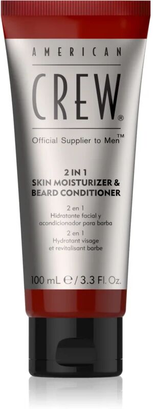 American Crew 2 in 1 Skin & Beard conditionneur pour barbe 2 en 1 100 ml