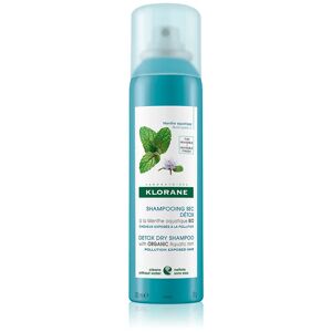 Klorane Organic Mint shampoing sec pour les cheveux exposés à