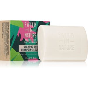 Faith In Nature Dragon Fruit shampoing solide bio pour cheveux abîmés et colorés 85 g