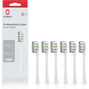 Oclean Professional Clean tête de rechange Blanc 6 pcs