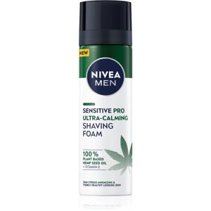 Nivea Men Sensitive Hemp mousse à raser à l'huile de chanvre 200 ml