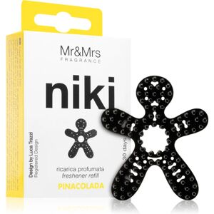 Mr Mrs Fragrance Niki Pinacolada desodorisant voiture recharge 1 pcs