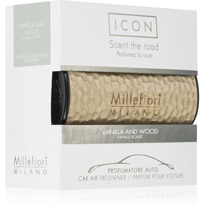 Millefiori Icon Vanilla & Wood désodorisant voiture 1 pcs - Publicité Millefiori Icon Vanilla & Wood désodorisant voiture 1 pcs - Publicité