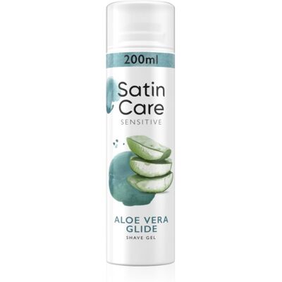 Gillette Satin Care gel à raser femme sensible 200 ml - Publicité Gillette Satin Care gel à raser femme sensible 200 ml - Publicité