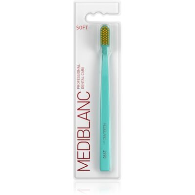 Brosse à Dents MEDIBLANC 2990 Soft - Élimine la Plaque - Nettoyage Doux - Publicité Brosse à Dents MEDIBLANC 2990 Soft - Élimine la Plaque - Nettoyage Doux - Publicité