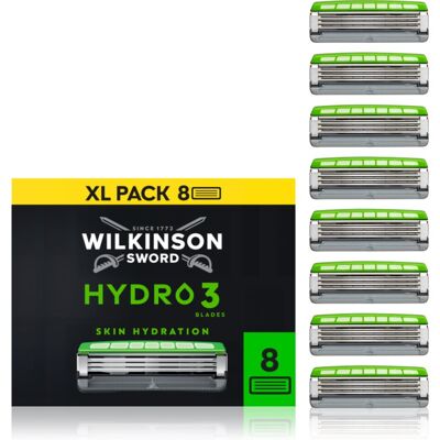 Wilkinson Sword Hydro3 tête de rechange 8 pcs - Publicité Wilkinson Sword Hydro3 tête de rechange 8 pcs - Publicité