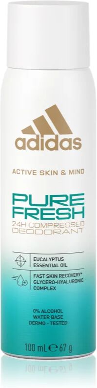 Adidas Pure Fresh déodorant en spray 24h 100 ml