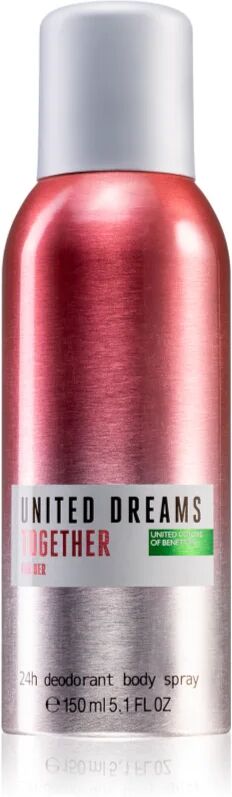 Benetton United Dreams for her Together déodorant en spray pour femme 150 ml