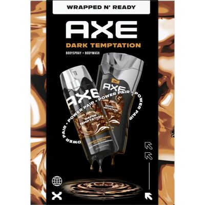 Axe Dark Temptation Dark Temptation Set Coffret cadeau pour homme - Publicité Axe Dark Temptation Dark Temptation Set Coffret cadeau pour homme - Publicité