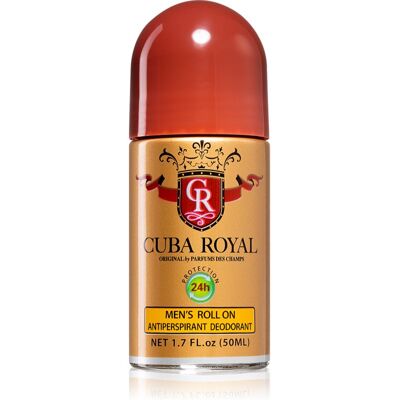 Cuba Royal Déodorant et antitranspirant roll-on 50 ml - Déodorant/Antiperspirant - Publicité Cuba Royal Déodorant et antitranspirant roll-on 50 ml - Déodorant/Antiperspirant - Publicité