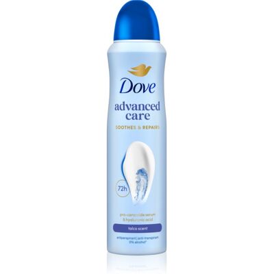 Dove Advanced Care Talco anti-transpirant spray 150 ml - Publicité Dove Advanced Care Talco anti-transpirant spray 150 ml - Publicité