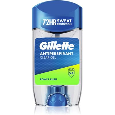 Gillette Power Rush anti-transpirant gel pour homme 70 ml - Publicité Gillette Power Rush anti-transpirant gel pour homme 70 ml - Publicité
