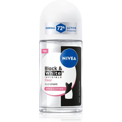 Nivea Invisible Black & White Clear Antiperspirant Roll-On - Déodorant - Publicité Nivea Invisible Black & White Clear Antiperspirant Roll-On - Déodorant - Publicité
