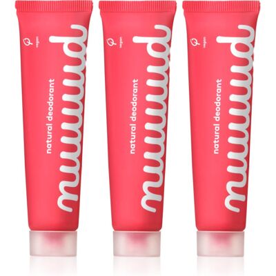 nuud Wholelottanuud Pack déodorant crème Naturel 3x40 ml - Publicité nuud Wholelottanuud Pack déodorant crème Naturel 3x40 ml - Publicité