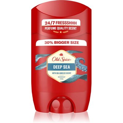 Déodorant Old Spice Deep Sea en stick - Déodorant solide - Publicité Déodorant Old Spice Deep Sea en stick - Déodorant solide - Publicité