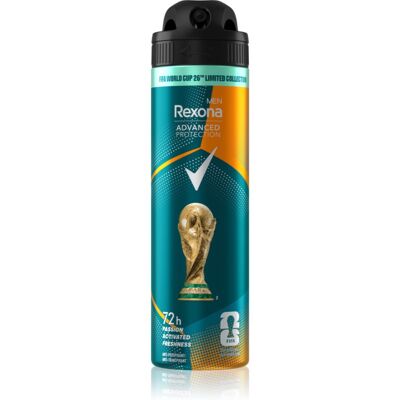 Rexona Men Advanced Protection FIFA anti-transpirant spray 150 ml - Publicité Rexona Men Advanced Protection FIFA anti-transpirant spray 150 ml - Publicité