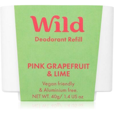 Wild Pink Grapefruit & Lime déodorant solide Recharge 40 g - Publicité Wild Pink Grapefruit & Lime déodorant solide Recharge 40 g - Publicité