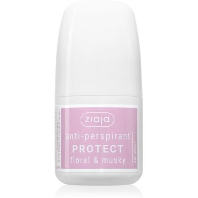Ziaja Antiperspirant Protect anti-transpirant roll-on parfums Floral & Musky 60 ml - Publicité Ziaja Antiperspirant Protect anti-transpirant roll-on parfums Floral & Musky 60 ml - Publicité