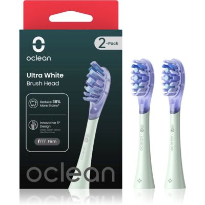Oclean Ultra White UW01 tête de rechange Green 2 pcs - Publicité Oclean Ultra White UW01 tête de rechange Green 2 pcs - Publicité