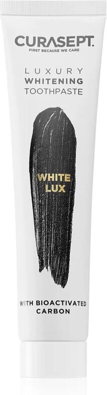 Curasept White Lux Toothpaste dentifrice blanchissant au charbon actif 75 ml