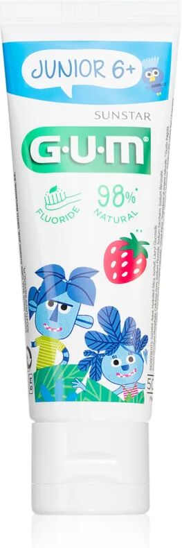 G.U.M Junior 6+ gel dentaire pour enfant saveur Strawberry 50 ml