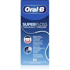Fil dentaire Oral B Super Floss - Attelles & Implants - Publicité Fil dentaire Oral B Super Floss - Attelles & Implants - Publicité