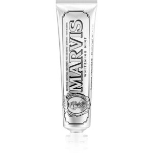 Marvis Whitening Mint dentifrice effet blancheur saveur Mint 85 ml - Publicité