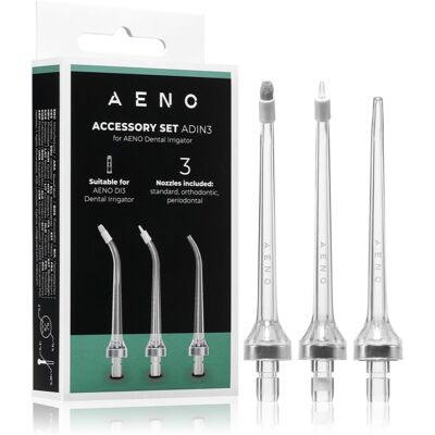 Aeno DI3 embout pour jets dentaires 3 pcs - Publicité Aeno DI3 embout pour jets dentaires 3 pcs - Publicité