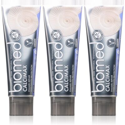 Biomed Calcimax dentifrice pour renforcer l'émail des dents aux extraits d'algues marines - Publicité Biomed Calcimax dentifrice pour renforcer l'émail des dents aux extraits d'algues marines - Publicité