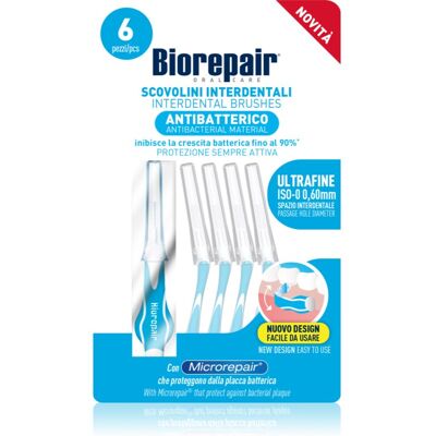 Biorepair Ultra Fine brossettes interdentaires 0,60 mm 6 pcs - Publicité Biorepair Ultra Fine brossettes interdentaires 0,60 mm 6 pcs - Publicité