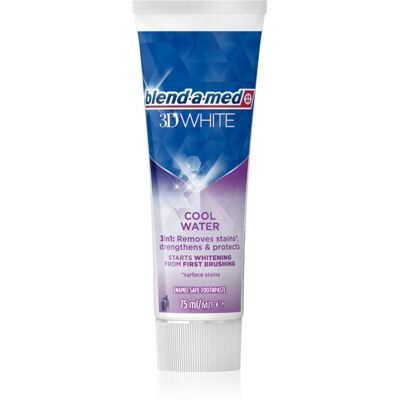 Blend-a-med 3D White Cool Water Dentifrice - Dentifrice - Publicité Blend-a-med 3D White Cool Water Dentifrice - Dentifrice - Publicité
