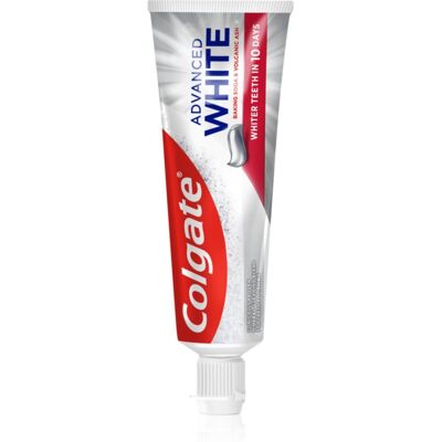 Colgate Advanced White Cendres volcaniques et bicarbonate de sodium pâte dentifrice - Blancheur pour hommes/unisexe/75ml - Publicité Colgate Advanced White Cendres volcaniques et bicarbonate de sodium pâte dentifrice - Blancheur pour hommes/unisexe/75ml - Publicité