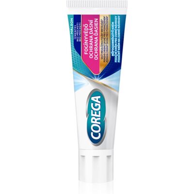 Corega Model - Protection des Gencives - Crème Fixante - Gel Dentaire - Publicité Corega Model - Protection des Gencives - Crème Fixante - Gel Dentaire - Publicité