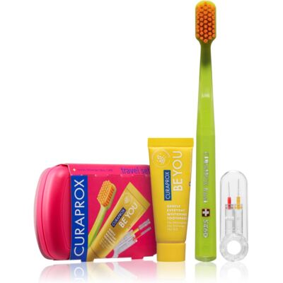 Curaprox Travel Set Kit de voyage dents, langue et gencives - Publicité Curaprox Travel Set Kit de voyage dents, langue et gencives - Publicité