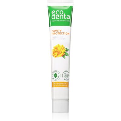 Ecodenta Cavity Protection dentifrice pour dents sensibles 75 ml - Publicité Ecodenta Cavity Protection dentifrice pour dents sensibles 75 ml - Publicité