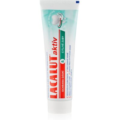 Lacalut Aktiv Dentifrice - Dents Sensibles & Gencives - Publicité Lacalut Aktiv Dentifrice - Dents Sensibles & Gencives - Publicité