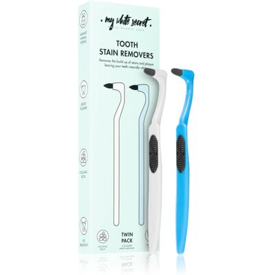 My White Secret Stain Removers - Nettoyage interdentaires - Hygiène dentaire - Enlève-taches - Publicité My White Secret Stain Removers - Nettoyage interdentaires - Hygiène dentaire - Enlève-taches - Publicité