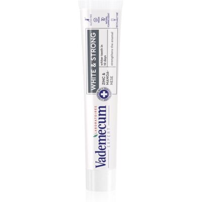 Vademecum Expert White & Strong dentifrice blanchissant qui renforce l'émail dentaire 75 ml - Publicité Vademecum Expert White & Strong dentifrice blanchissant qui renforce l'émail dentaire 75 ml - Publicité