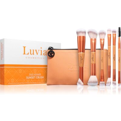 Luvia Cosmetics Duo Voyage kit de pinceaux avec étui Sunset Crush 7 pcs - Publicité Luvia Cosmetics Duo Voyage kit de pinceaux avec étui Sunset Crush 7 pcs - Publicité