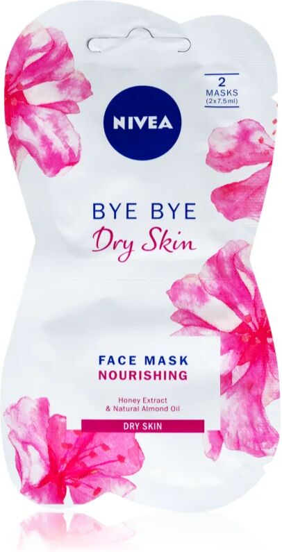 Nivea Bye Bye Dry Skin masque nourrissant au miel 2x7.5 ml