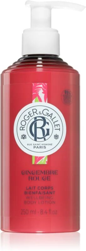 Roger & Gallet Gingembre Rouge lait corporel parfumé pour femme 250 ml